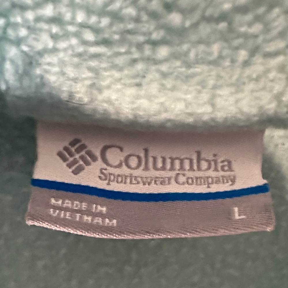 Columbia Light Blue Fleece Jacket - Picture 2 of 7